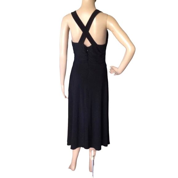 JESSICA HOWARD Womens Size 6 Black Embellished Sleeveless Cocktail Dress New NWT - Picture 3 of 7